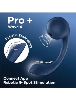 ESTIMULADOR PRO+ WAVE 4 CONNECT APP AZUL SATISFYER