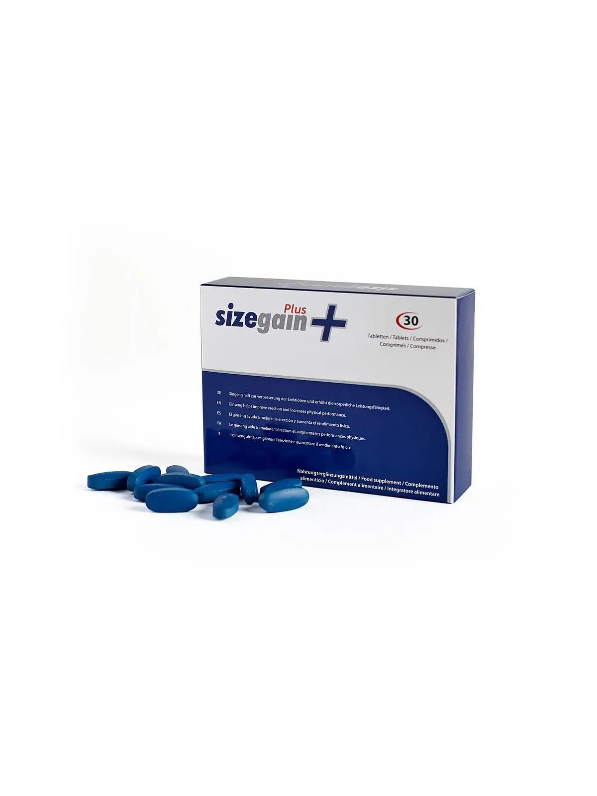 COMPRIMIDOS ESTIMULANTES PARA HOMEM SIZEGAIN PLUS 500COSMETICS