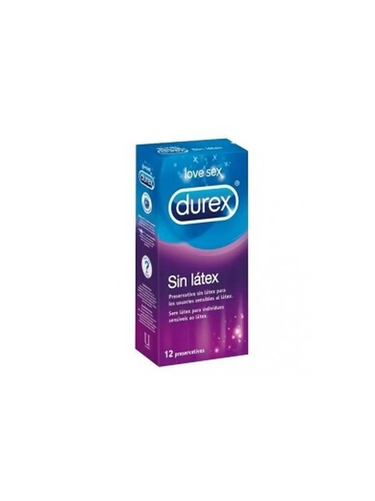 CAIXA COM 12 PRESERVATIVOS SEM LÁTEX DUREX