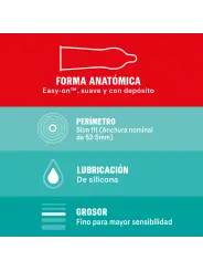 CAIXA COM 10 PRESERVATIVOS SENSITIVO SLIM FIT DUREX