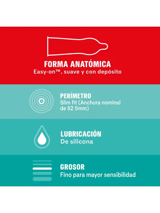 CAIXA COM 10 PRESERVATIVOS SENSITIVO SLIM FIT DUREX