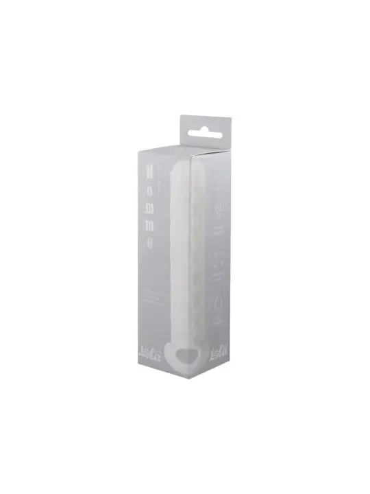 MANGA COM EXTENSÃO PARA O PÉNIS HOMME LONG BRANCO LOLA GAMES 11-15CM