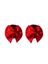TAPA MAMILOS COM LAÇOS BURLESQUE BLAZE VERMELHO LOLA GAMES