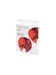 TAPA MAMILOS COM LAÇOS BURLESQUE BLAZE VERMELHO LOLA GAMES
