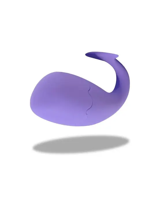 OVO VIBRATÓRIO RECARREGÁVEL COM COMANDO BARINE ROXO EVOQUE