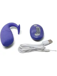 OVO VIBRATÓRIO RECARREGÁVEL COM COMANDO BARINE ROXO EVOQUE