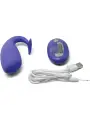 OVO VIBRATÓRIO RECARREGÁVEL COM COMANDO BARINE ROXO EVOQUE