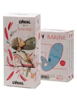 OVO VIBRATÓRIO RECARREGÁVEL COM COMANDO BARINE ROXO EVOQUE