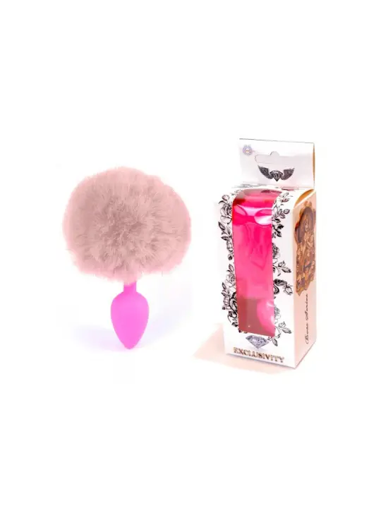 PLUG ANAL COM CAUDA DE COELHO EXCLUSIVITY ROSA BOSS SERIES