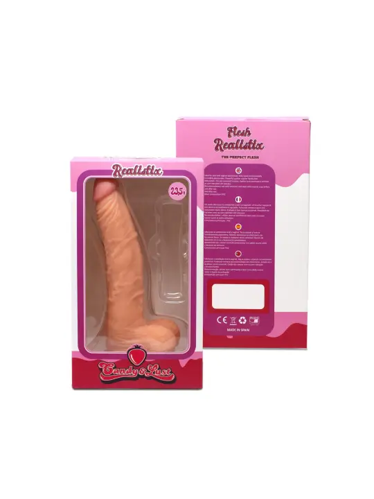 DILDO REALISTICO REALISTIX MOD.5 23,5CM CANDY LUST 