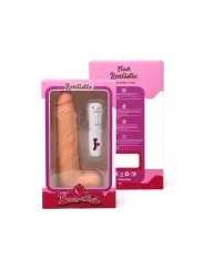 VIBRADOR REALISTICO COM TESTICULOS E COMANDO VIBE REALISTIX MOD.5 23,5CM CANDY LUST