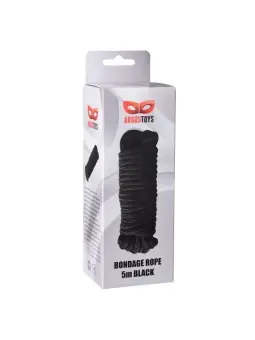 CORDA BONDAGE PRETA DE 5M ARGUS TOYS 