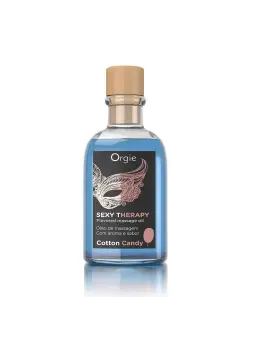 KIT DE MASSAGEM LIPS SEXY THERAPY ALGODÃO DOCE 100ML ORGIE