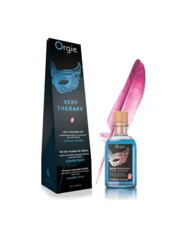 KIT DE MASSAGEM LIPS SEXY THERAPY ALGODÃO DOCE ORGIE