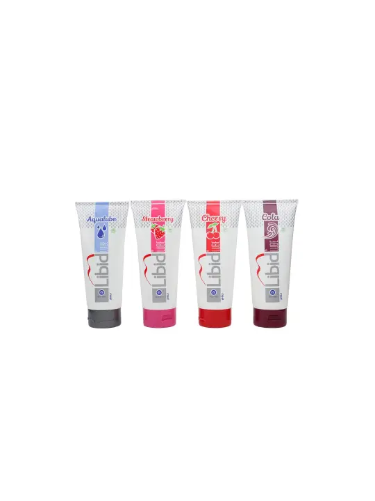 LUBRIFICANTE À BASE DE ÁGUA COM AROMA A CEREJA LIBID LUBE 200ML