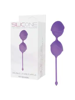 BOLAS ESTIMULADORAS DELIGHT LICHEE ROXAS