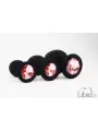 CONJUNTO DE JOIAS PARA TREINO ANAL PRETO CANDY LUST
