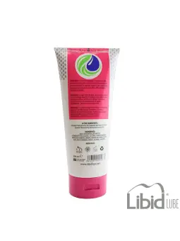 LUBRIFICANTE À BASE DE ÁGUA COM AROMA A MORANGO LIBID LUBE 200ML