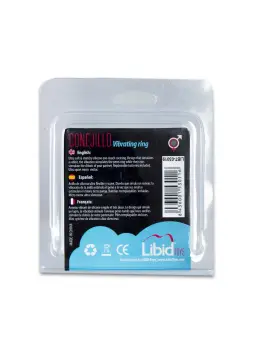 ANEL VIBRATÓRIO CONEJILLO TRANSPARENTE LIBID TOYS