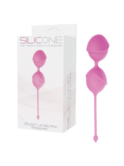 BOLAS ESTIMULADORAS DELIGHT LICHEE ROSA