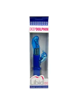 VIBRADOR DEEP DOLPHIN AZUL LIBID TOYS