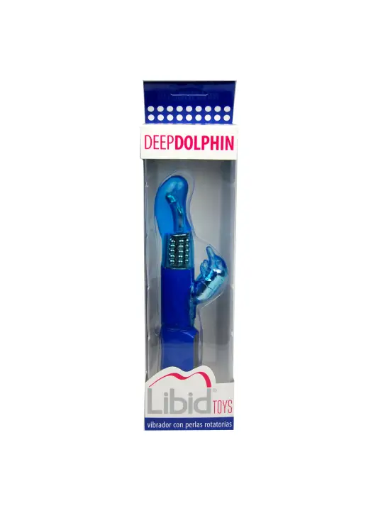 VIBRADOR DEEP DOLPHIN AZUL LIBID TOYS