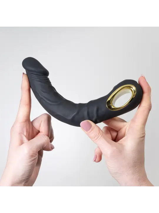 VIBRADOR FLEXÍVEL MAGNUS BEND PRETO CRUSHIOUS