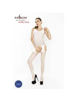 CATSUIT BS029 BRANCO EROTIC LINE PASSION