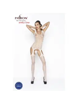 CATSUIT BS043 BRANCO EROTIC LINE PASSION