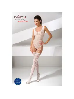CATSUIT BS051 BRANCO EROTIC LINE PASSION