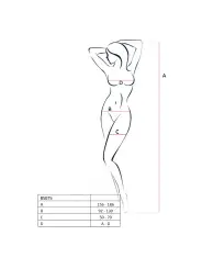 CATSUIT BS075 PRETO EROTIC LINE PASSION 
