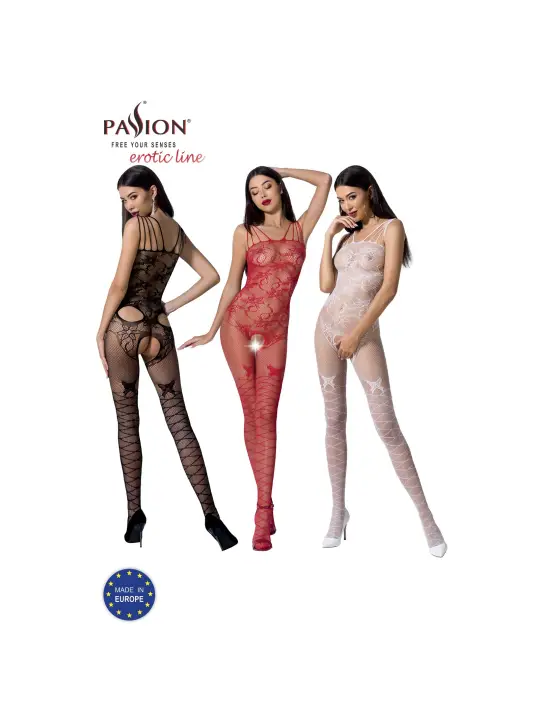 CATSUIT BS076 PRETO EROTIC LINE PASSION