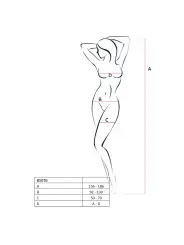 CATSUIT BS076 PRETO EROTIC LINE PASSION