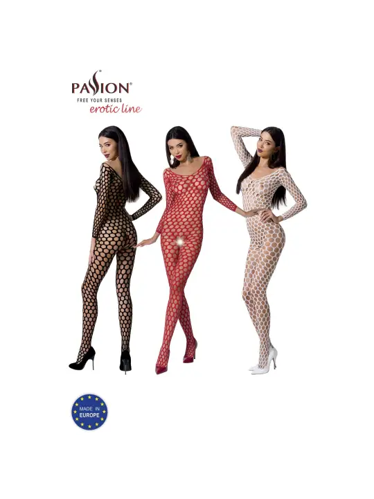CATSUIT BS077 PRETO EROTIC LINE PASSION