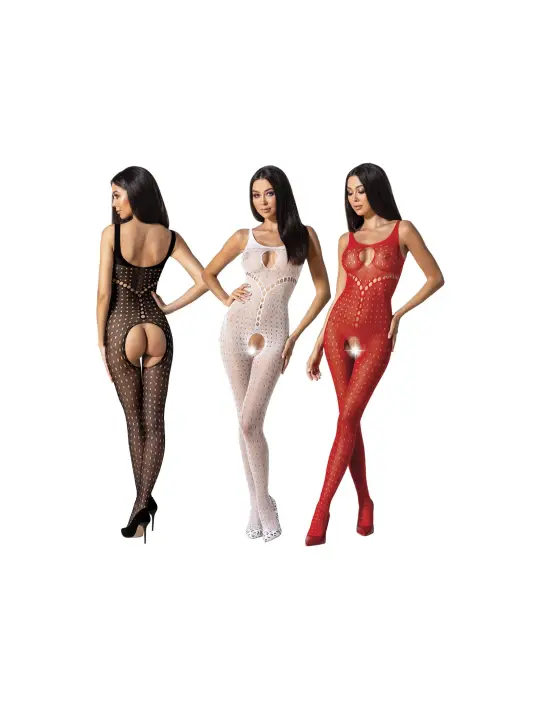 CATSUIT BS078 PRETO EROTIC LINE PASSION