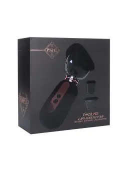 BOMBA PARA VULVA E SEIOS DAZZLING PRETA PUMPED