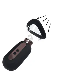 BOMBA PARA VULVA E SEIOS DAZZLING PRETA PUMPED