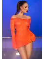 VESTIDO CR-4859 LARANJA CHILIROSE VESTIDO CR-4859 LARANJA CHILIROSE