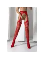 COLLANTS COM EFEITO DE LIGAS S026 VERMELHAS EROTIC LINE PASSION