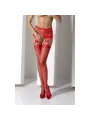 COLLANTS COM EFEITO DE LIGAS S027 VERMELHAS EROTIC LINE PASSION