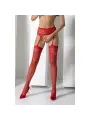 COLLANTS COM EFEITO DE LIGAS S029 VERMELHAS EROTIC LINE PASSION