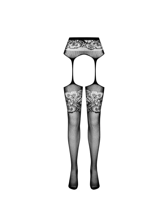 COLLANTS COM EFEITO DE LIGAS S029 BRANCAS EROTIC LINE PASSION