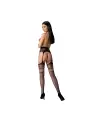 COLLANTS COM EFEITO DE LIGAS S030 PRETAS EROTIC LINE PASSION