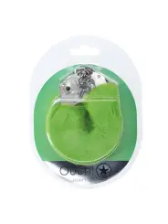 ALGEMAS COM PELÚCIA HEAVY-DUTY FLUFFY VERDE OUCH!