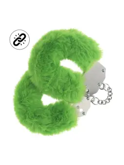 ALGEMAS COM PELÚCIA HEAVY-DUTY FLUFFY VERDE OUCH!