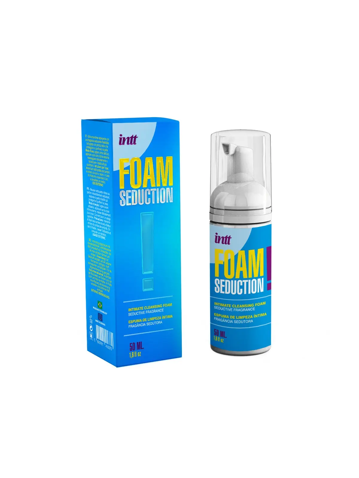 ESPUMA DE LIMPEZA ÍNTIMA FOAM SEDUCTION! INTT 50ML