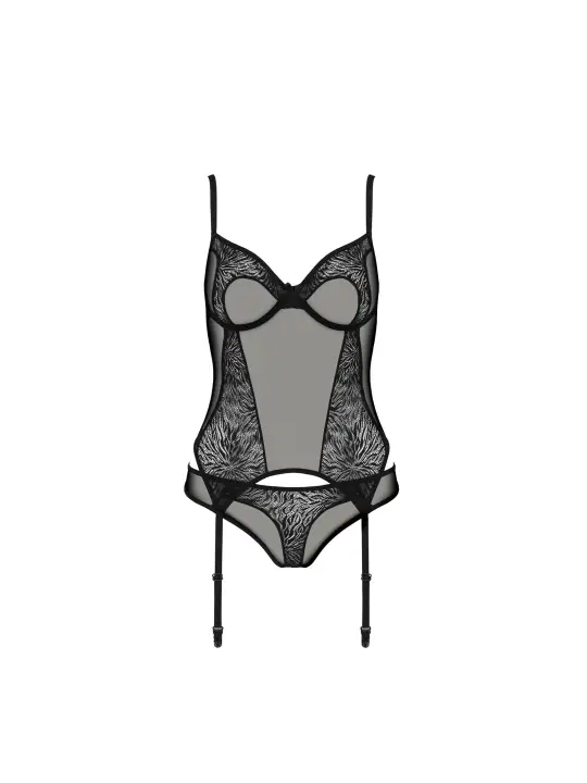 CORPETE E TANGA SELAGINELLA PRETO ECO COLLECTION PASSION