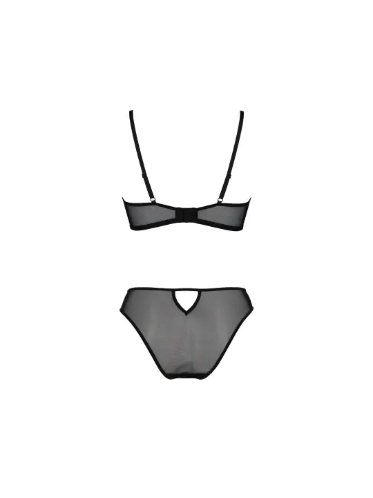 CONJUNTO DE 2 PEÇAS ZINNIA BIKINI PRETO ECO PASSION
