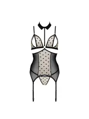 CORPETE E TANGA DOMINICA BEGE DEVIL COLLECTION PASSION