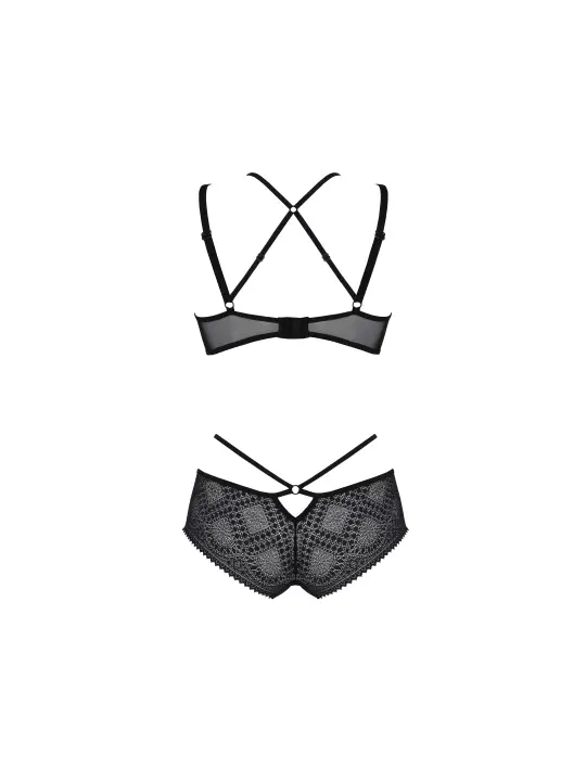 CONJUNTO DE 2 PEÇAS DROSERA BIKINI PRETO ECO COLLECTION PASSION